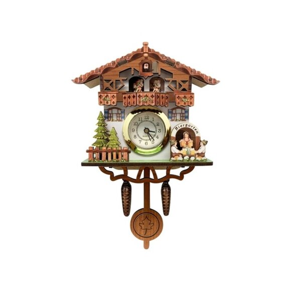 Magnet German Bier Garten Functioning Clock Fridge Magnet - Picture 1 of 3